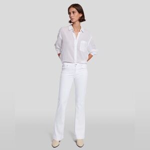 Sold!!7 for All Mankind White Dojo Wide Leg Jeans... Size 29